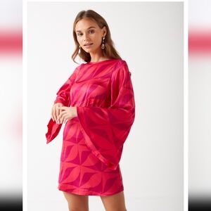 Vero Moda Kypra Print Mini Dress, NWOT,  US 18